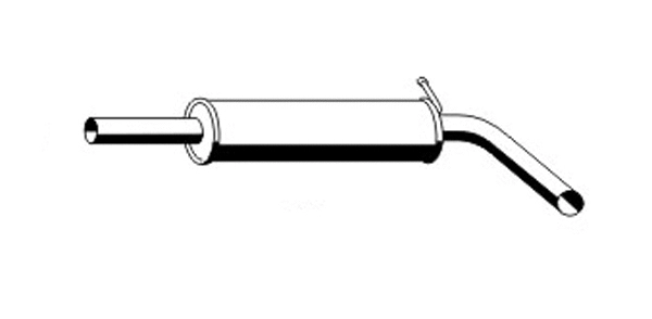 Silencieux central VEGAZ GmbH SKS-33ERNS