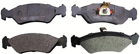 Kit de plaquettes de frein, frein à disque DENCKERMANN B110213