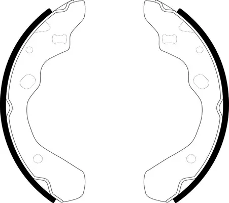 Jeu de mâchoires de frein SB BS25373
