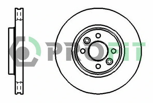 Disque de frein PROFIT 5010-1124