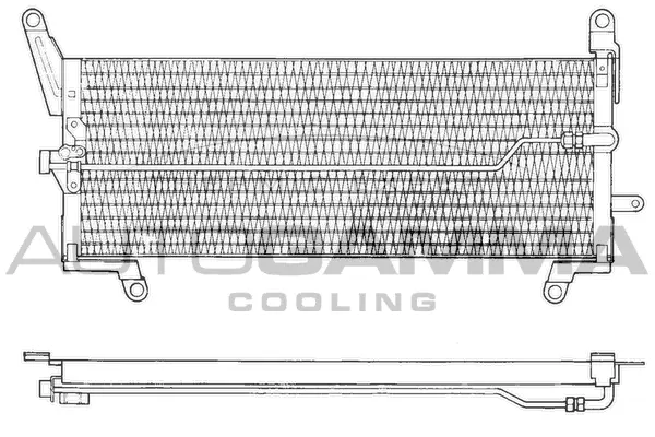 Condenseur, climatisation AUTOGAMMA 101815