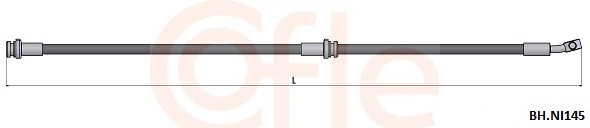 Flexible de frein COFLE 92.BH.NI145