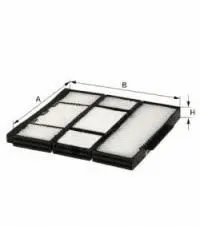 Filtre, air de l'habitacle UNIFLUX FILTERS XC284