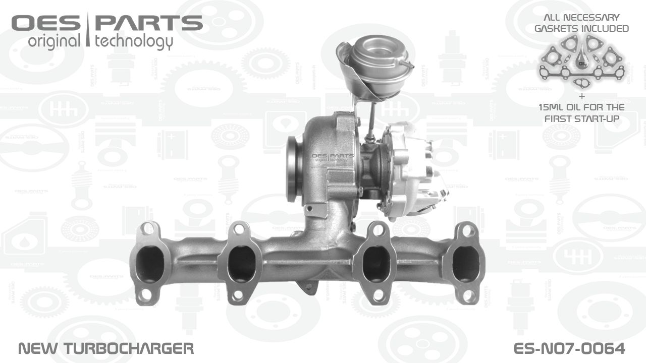 Turbocompresseur, suralimentation OES PARTS ES-N07-0064