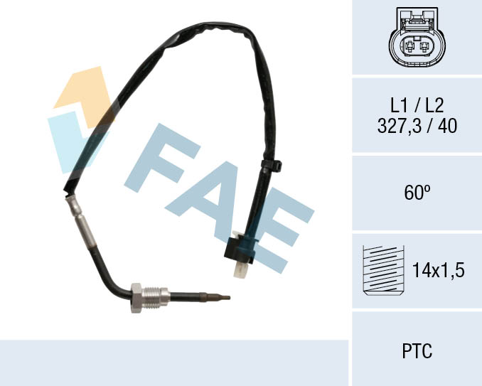 Capteur, température des gaz FAE 68027
