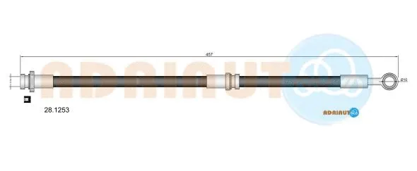 Flexible de frein ADRIAUTO 28.1253