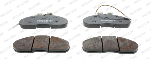 Kit de plaquettes de frein, frein à disque FERODO FVR792