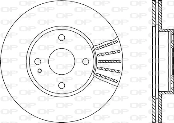 Disque de frein OPEN PARTS BDR1780.20