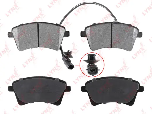 Kit de plaquettes de frein, frein à disque LYNXAUTO BD-6320