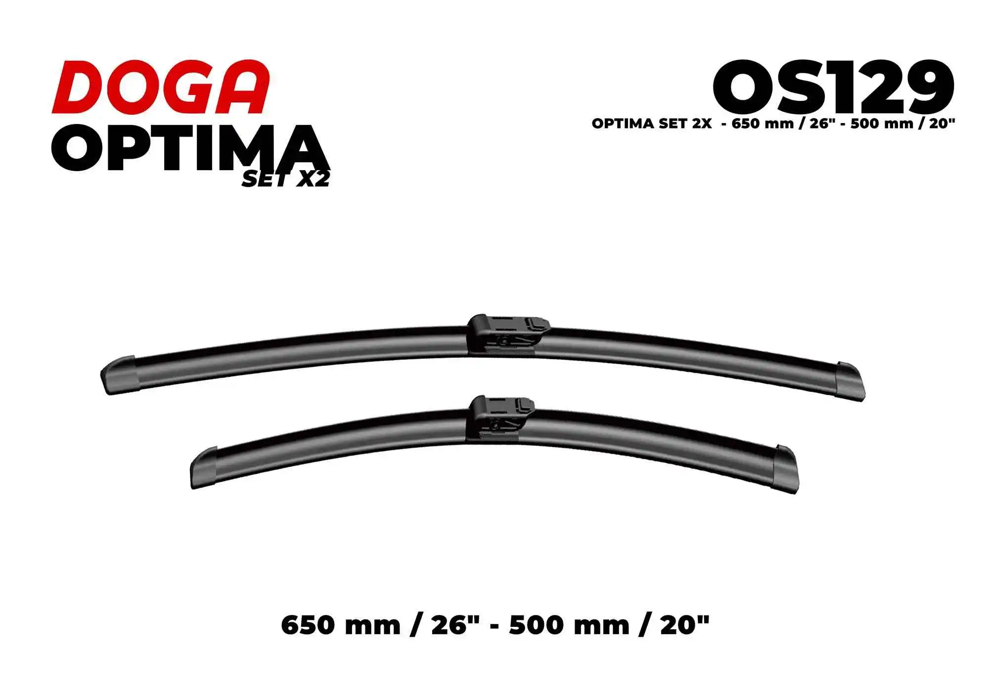 Balai d'essuie-glace DOGA OS129