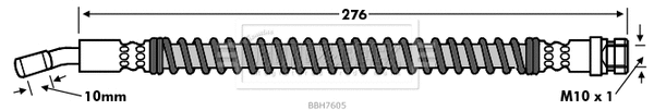 Flexible de frein BORG & BECK BBH7605
