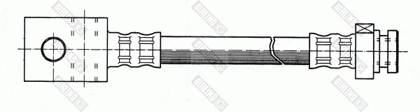 Flexible de frein GIRLING 9001320