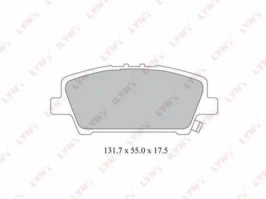 Kit de plaquettes de frein, frein à disque LYNXAUTO BD-3427