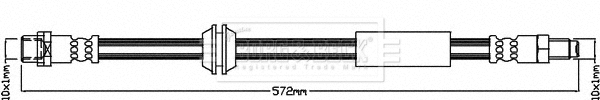 Flexible de frein BORG & BECK BBH8650