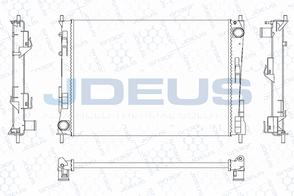 Radiateur, refroidissement du moteur JDEUS M-0230890