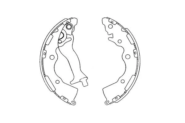Jeu de mâchoires de frein KAVO PARTS KBS-4405