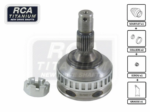 Jeu de joints, arbre de transmission RCA FRANCE CI11
