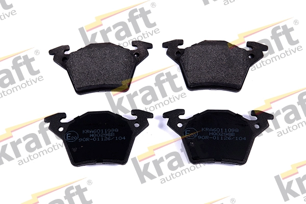 Kit de plaquettes de frein, frein à disque KRAFT AUTOMOTIVE 6011098