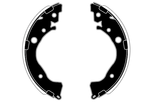 Jeu de mâchoires de frein RAICAM RA29870