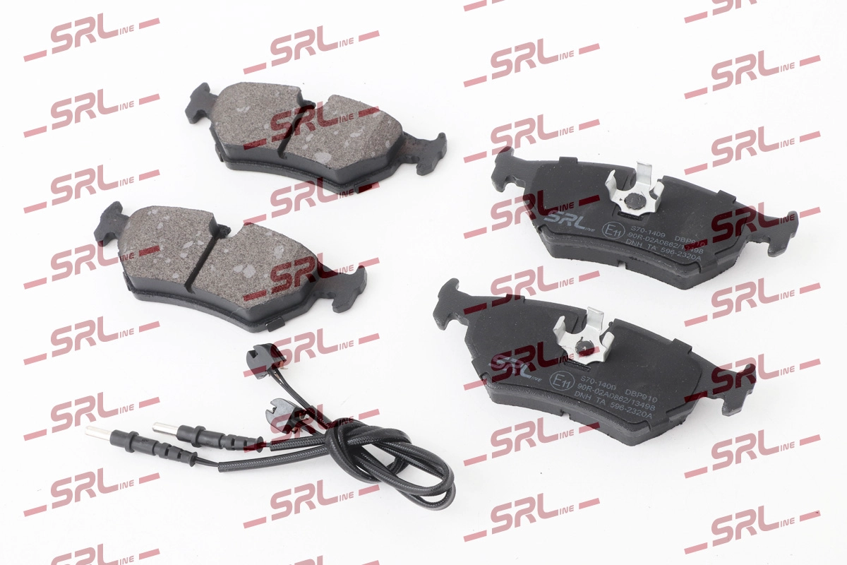 Kit de plaquettes de frein, frein à disque SRLine S70-1409