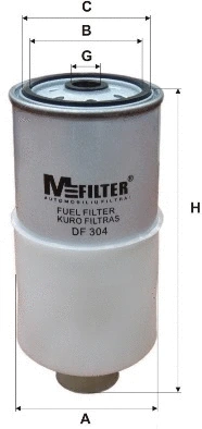 Filtre à carburant MFILTER DF 304