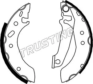 Jeu de mâchoires de frein TRUSTING 040.132