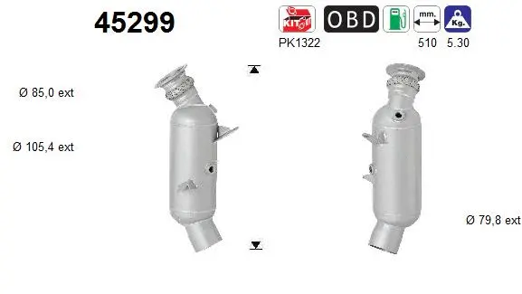 Catalyseur AS 45299