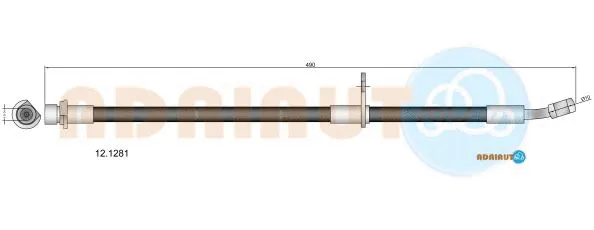 Flexible de frein ADRIAUTO 12.1281