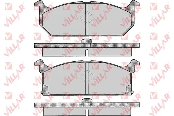 Kit de plaquettes de frein, frein à disque VILLAR 626.0291