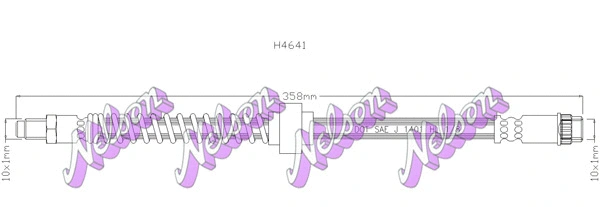 Flexible de frein KAWE H4641