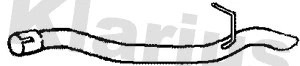 Tuyau d'échappement KLARIUS 120393