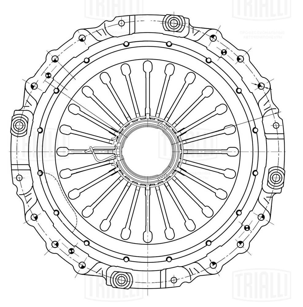 Mécanisme d'embrayage TRIALLI FS 706