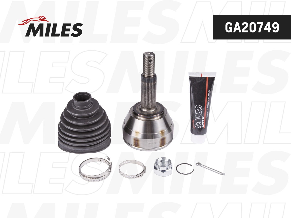 Jeu de joints, arbre de transmission MILES GA20749