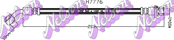 Flexible de frein KAWE H7776