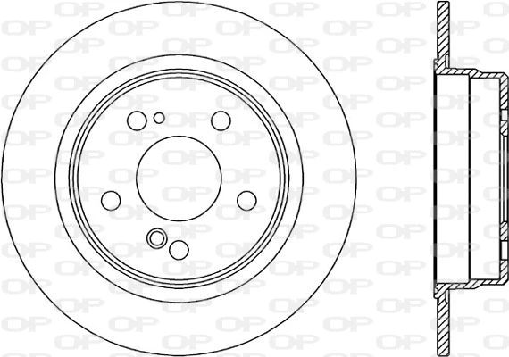 Disque de frein OPEN PARTS BDR1307.10