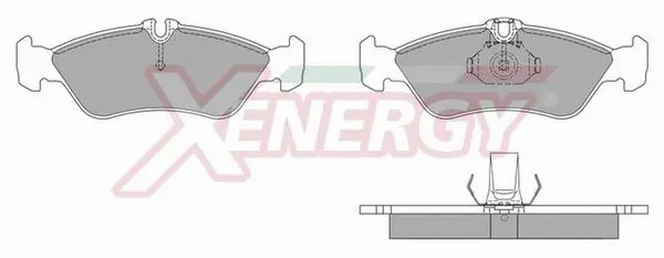 Kit de plaquettes de frein, frein à disque AP XENERGY X40628