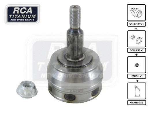 Jeu de joints, arbre de transmission RCA FRANCE AV90