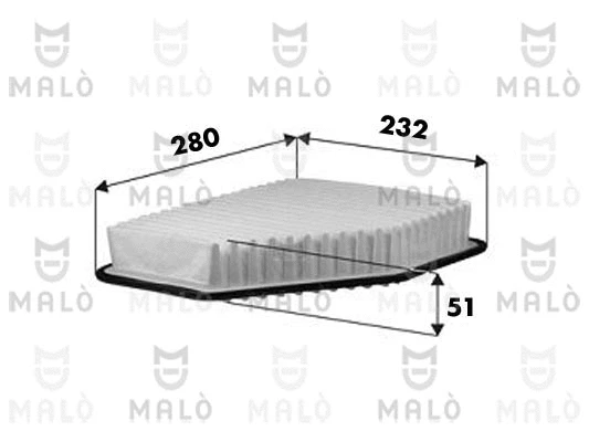 Filtre à air AKRON-MALÒ 1500660
