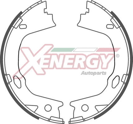 Jeu de mâchoires de frein AP XENERGY X50702