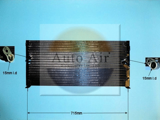 Condenseur, climatisation AUTO AIR GLOUCESTER 16-7164