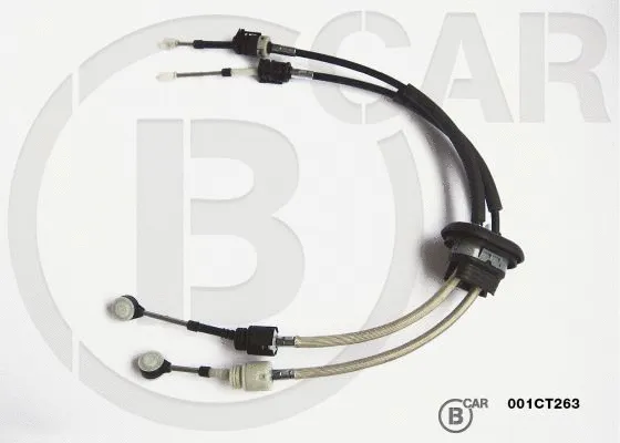 Tirette à câble, boîte de vitesse manuelle B CAR 001CT263