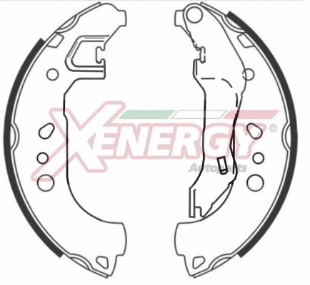 Jeu de mâchoires de frein AP XENERGY X50731