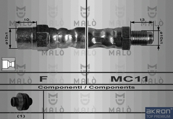 Flexible de frein AKRON-MALÒ 8015
