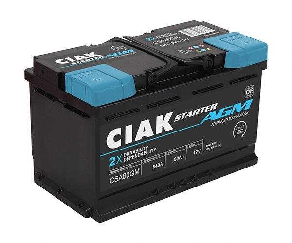 Batterie de démarrage CIAK Starter CSA80GM