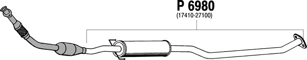 Silencieux central VEGAZ GmbH TS-405