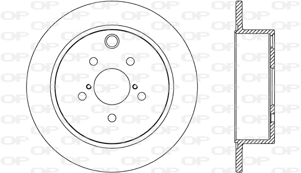 Disque de frein OPEN PARTS BDR2689.10