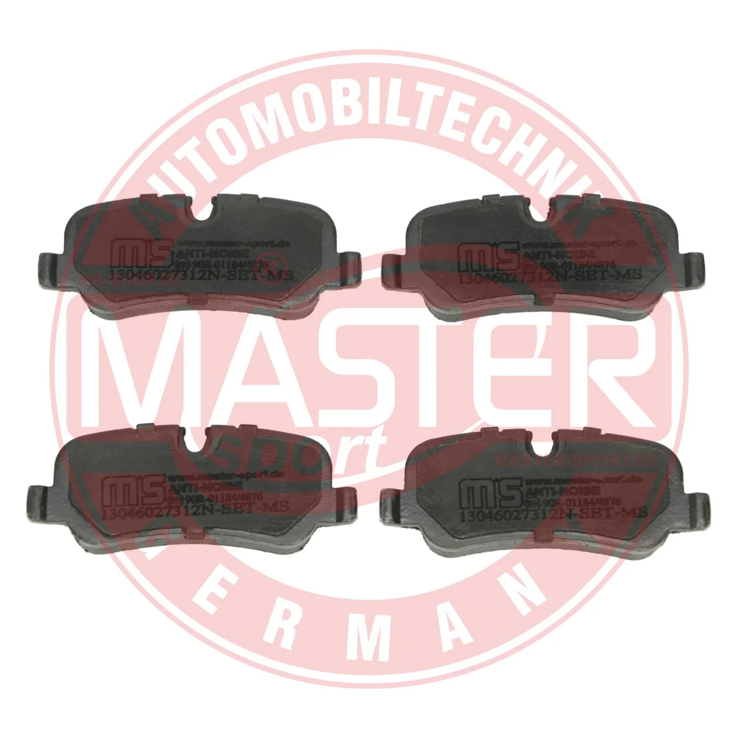 Kit de plaquettes de frein, frein à disque MASTER-SPORT GERMANY 13046027312N-SET-MS
