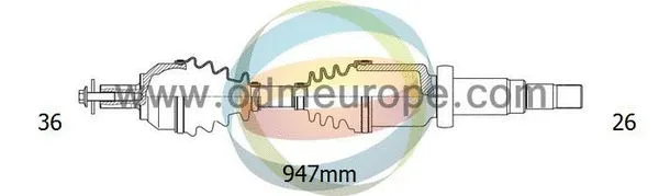 Arbre de transmission 4X4 ESTANFI EST-18-152080