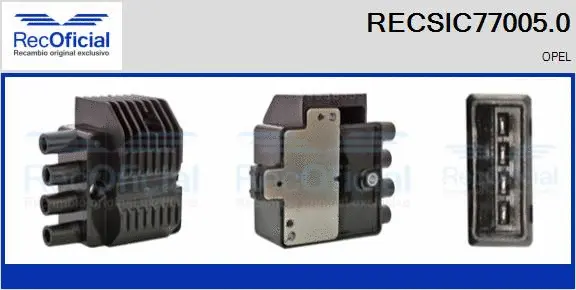 Bobine d'allumage RECOFICIAL RECSIC77005.0