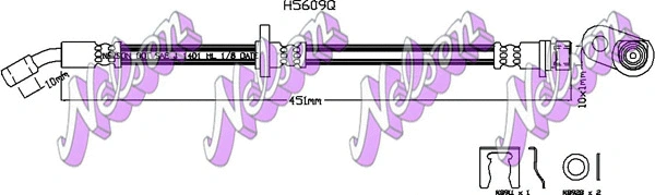 Flexible de frein KAWE H5609Q